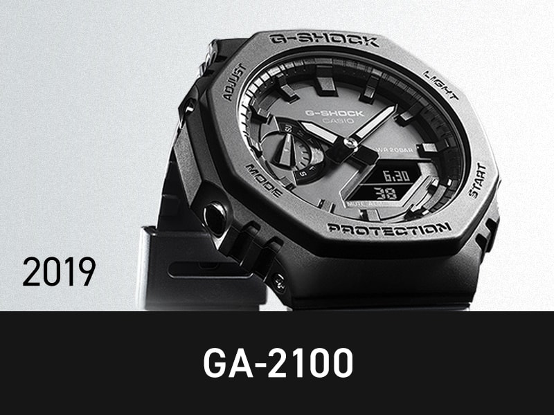 2019 GA2100 G-SHOCK digital watch