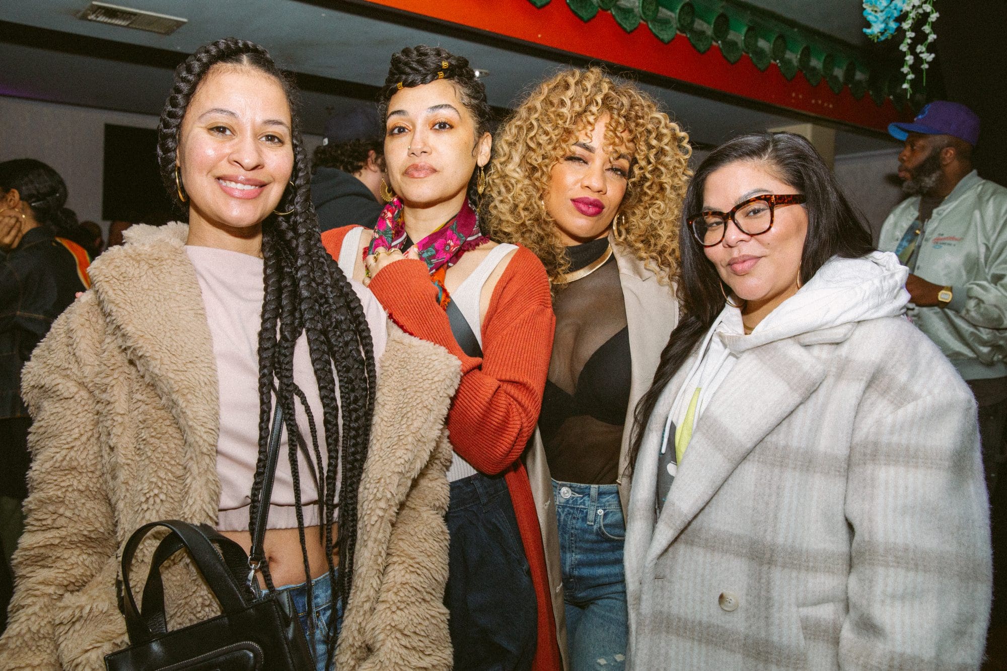 4 female attendees of the Bodega x G-SHOCK watch launch party