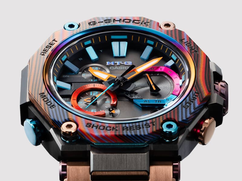 Multi-colored MT-G G-SHOCK watch