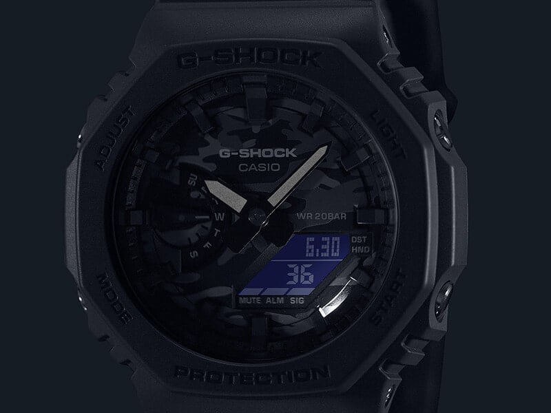 G-SHOCK Dial Camp Utility watch in all black