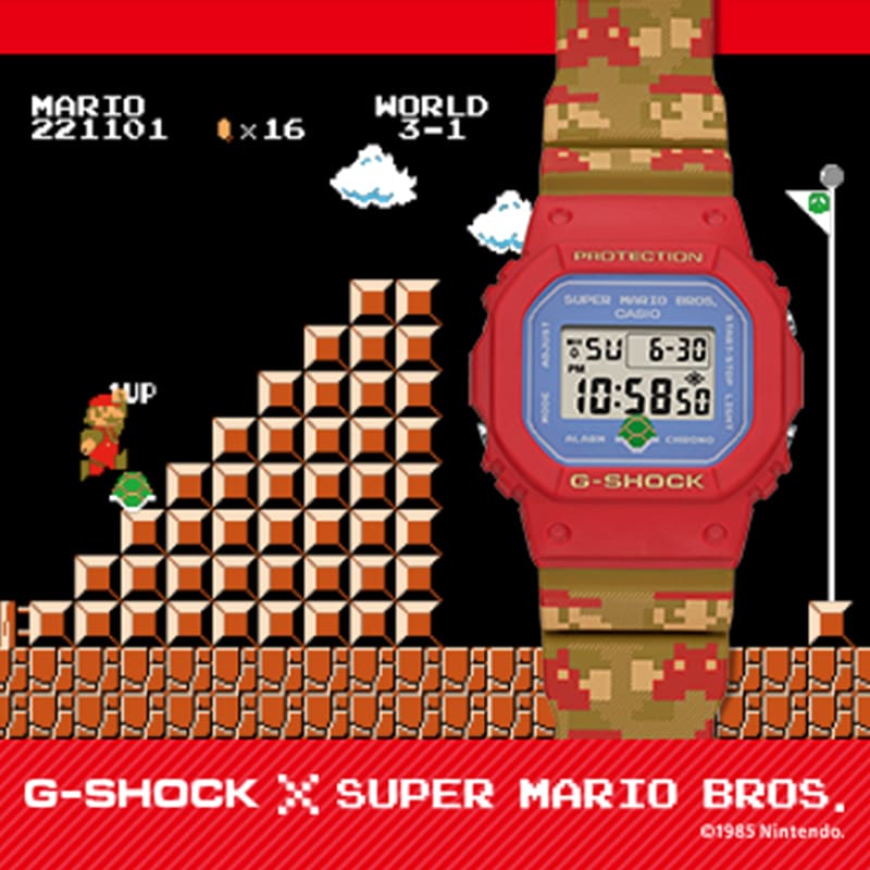 Super Mario Bros. and G-SHOCK