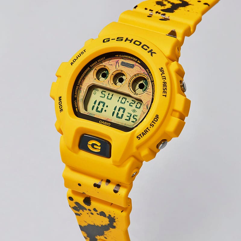 G-SHOCK DW6900ES23C-9 Ed Sheeran and Hodinkee Limited Edition Watch angle view