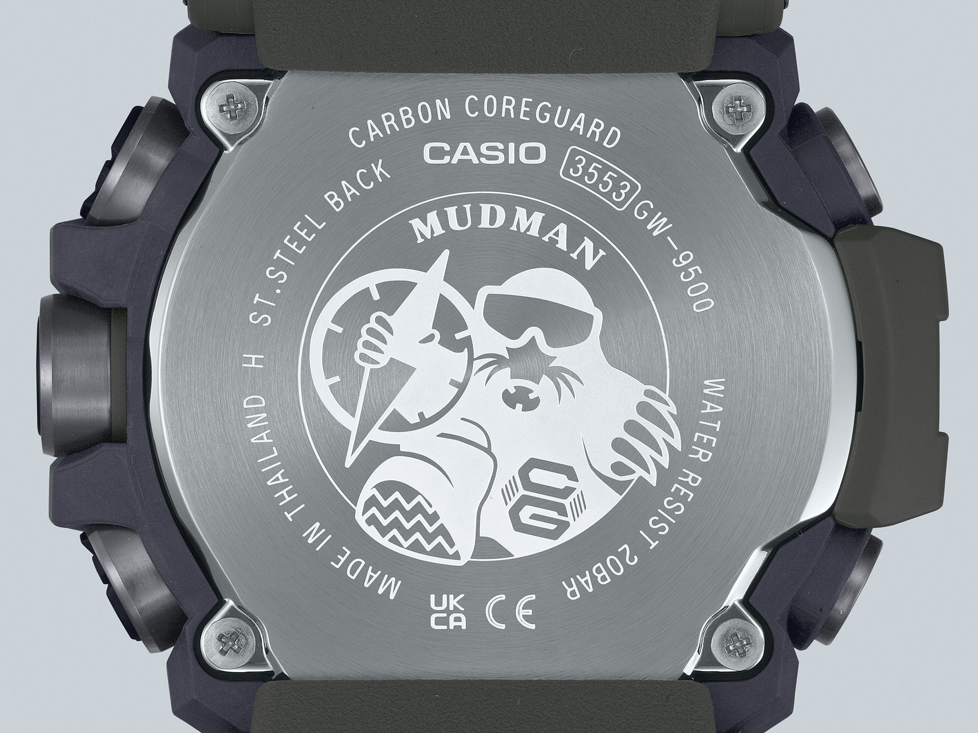 G-SHOCK MUDMAN GW-9500 Digital watch back cover