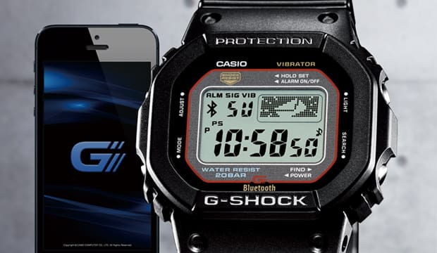 Bluetooth Connected G-SHOCK and mobile phone app