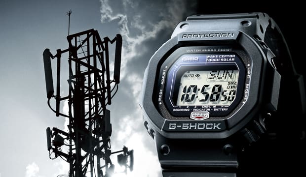 G-SHOCK watch and multiband cell tower