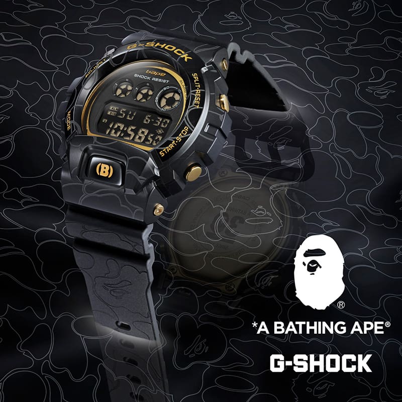 G-SHOCK X Bathing Ape GM6900BAPE limited edition watch