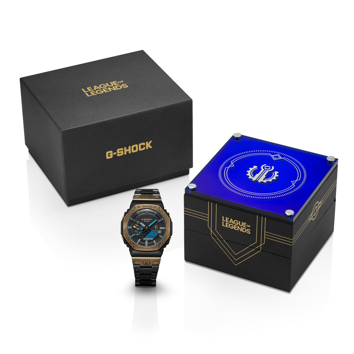 League of Legends GM-B2100LL-1A watch and packaging