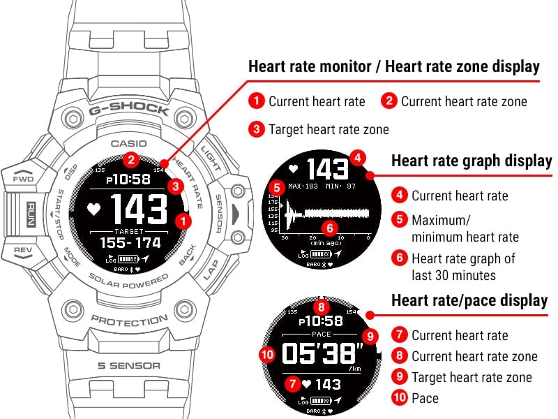 Heart Rate Monitor / Heart Rate Zone Display