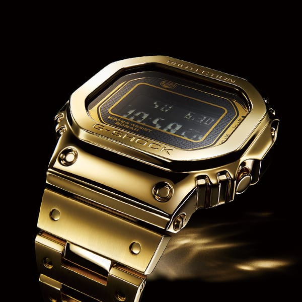 G-SHOCK GMWB5000 Gold Metal digital watch