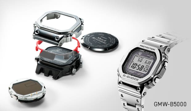GMW-B5000 digital G-SHOCK watch and parts